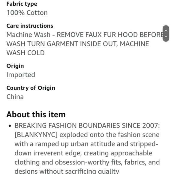 BLANKNYC JACKET SZ. L - Picture 14 of 15